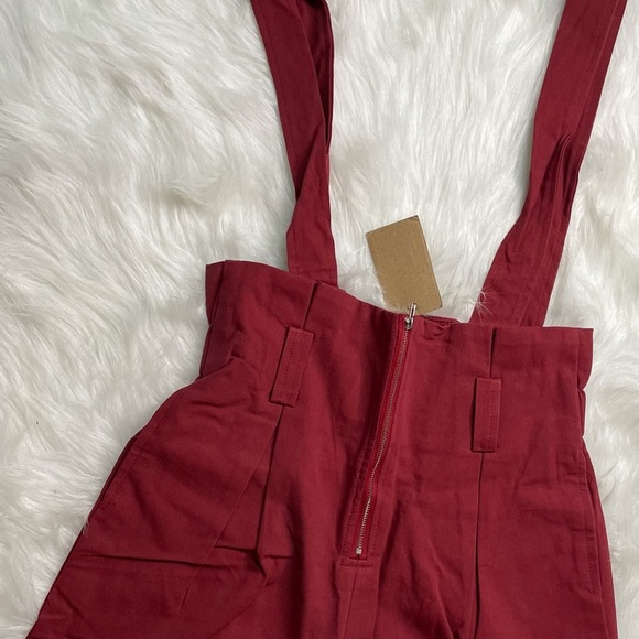 STYLE RACK PAPER BAG OVERALL HIGHWAIST SHORTS - Picture 14 of 14